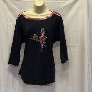 C.J Bank Christopher&Bank Printed Top